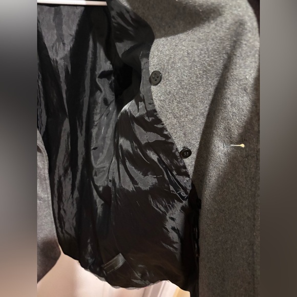 Collection B Gray‎ Wool Pea Coat - Picture 6 of 6